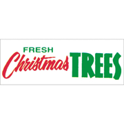 Picture of Banner Fresh Christmas Trees 3'H X 8'W