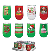 Picture of Holiday Wine Tumblers (24 pcs)