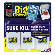 Picture of Sure Kill Mouse Traps - 3pk, blister pack
