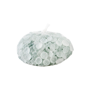 Picture of Soft Glass Pebbles Frosted White 4lb Bag