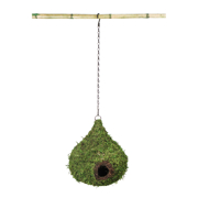 Picture of Raindrop Moss Birdhouse Md Fresh Green 9.5x10.5in