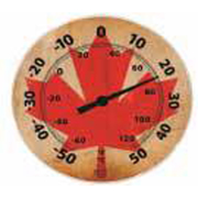 Picture of 12" Dial Thermometer - Canada Flag