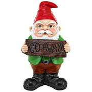 Picture of Mr Bad Attitude "Go Away" Gnome Statue
