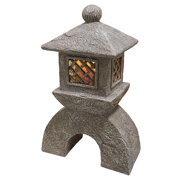 Picture of Dt Japanese Pagoda Solar Lantern Statue