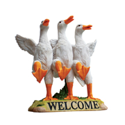 Picture of Dt Delightful Dancing Ducks Welcome Sign