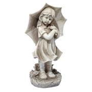 Picture of Sun Shower Susanna Garden Umbrella Girl Statue