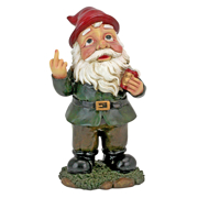 Picture of Foul Finger Tipsy Tim Garden Gnome