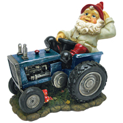 Picture of Dt Plowing Pete On His Tractor Gnome