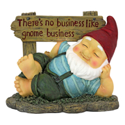 Picture of Irving Gnomlin Resting Gnome Statue