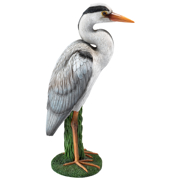 Picture of Gray Heron Coastal Bird Statue