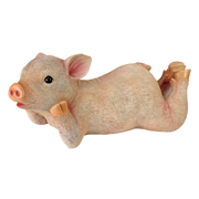 Picture of Lounging Baby Pig Statue