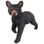 Picture of Snooping Cub Black Bear Statue