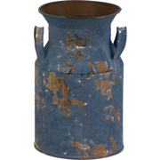 Picture of Milk Can 8.3" Distressed Blue