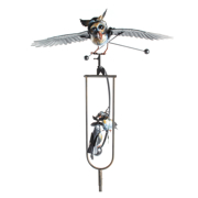 Picture of 53" Kinetic Owl Mom/Kids Stake