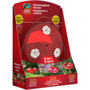 Image Thumbnail for MORE BIRDS 3 IN 1 HUMMINGBIRD FEEDER 6OZ