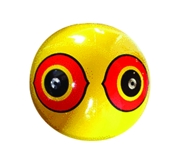 Image Thumbnail for INFLAT.  BALLOON SCARE EYE -YELLOW 18" DIAM.
