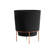 Image Thumbnail for 6" HOPSON METAL BLACK PLANTER