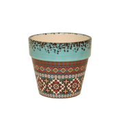 Image Thumbnail for BLUE SUN RIM PLANTER 4¾" X 4¾"