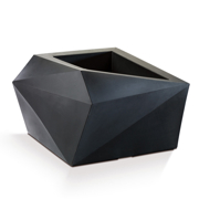 Image Thumbnail for ORIGAMI 23" PLANTER CAVIAR BLACK