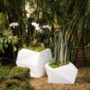 Image Thumbnail for ORIGAMI TALL 26" PLANTER ALPINE WHITE
