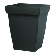 Image Thumbnail for BAMBOO 5" SQUARE SELF-WATERING PLANTER SLATE