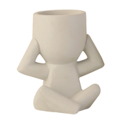 Image Thumbnail for SEE NO EVIL FIGURINE PLANTER 10X10X15.5CM