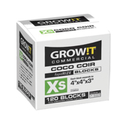 Image Thumbnail for GROW!T Commercial Coco Coir RapidRIZE Blocks XS, case of 120