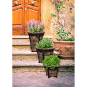 Image Thumbnail for BASKET PLANTER TUSCAN WICKER 16" DARK BRWN