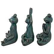 Image Thumbnail for ZEN GARDEN YOGA FROGS SET/3
