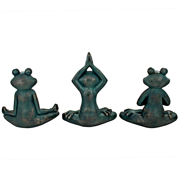 Image Thumbnail for ZEN GARDEN YOGA FROGS SET/3